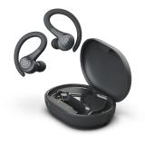 JLab - Go Air Sport True Wireless Auriculares True Wireless Stereo (TWS) gancho de oreja Deportes Bluetooth Grafito