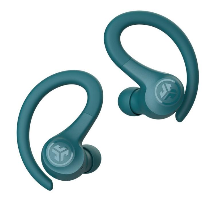 JLab - Go Air Sport Auriculares True Wireless Stereo (TWS) gancho de oreja Deportes Bluetooth Verde azulado
