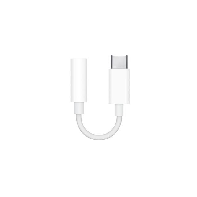 Apple - MU7E2ZM/A cable de teléfono móvil Blanco 3,5mm USB C
