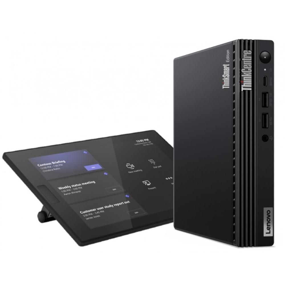 Lenovo - ThinkSmart Tiny Kit Intel® Core™ i3 i3-13100T 16 GB DDR4-SDRAM 256 GB SSD Windows 11 IoT Enterprise Mini PC Negro