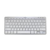 Bluestork - BS-KB-MICRO/BT/SP teclado Bluetooth QWERTY Español Plata, Blanco
