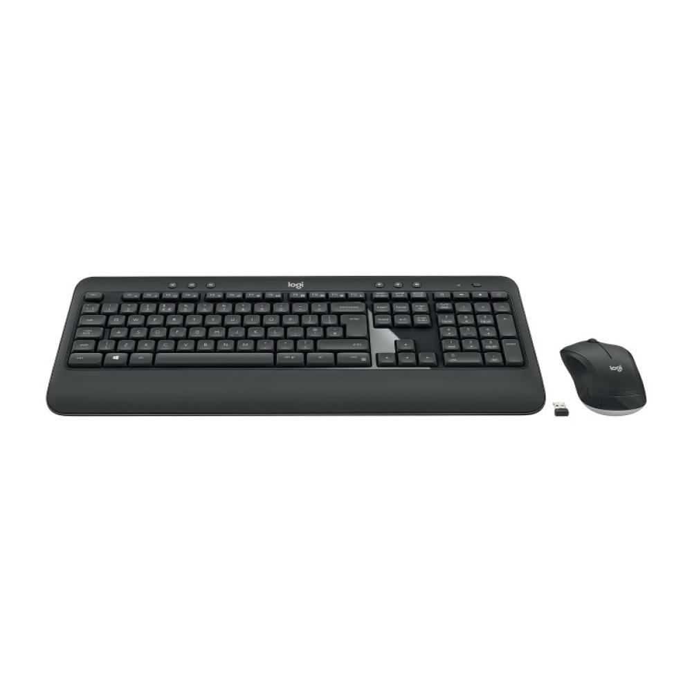 Logitech - 920-008680 teclado Ratón incluido Universal RF inalámbrico QWERTY Español Negro