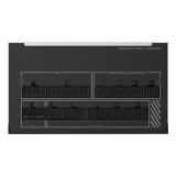 Montech - CENTURY II 1200W unidad de fuente de alimentación 20+4 pin ATX ATX Plata, Negro