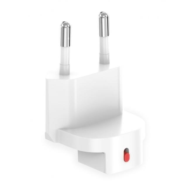 Ksix - Cargador de red Multipuerto GaN 65W, PPS, Power Delivery, Carga ultra rápida, Conectores US+UE+UK, Blanco