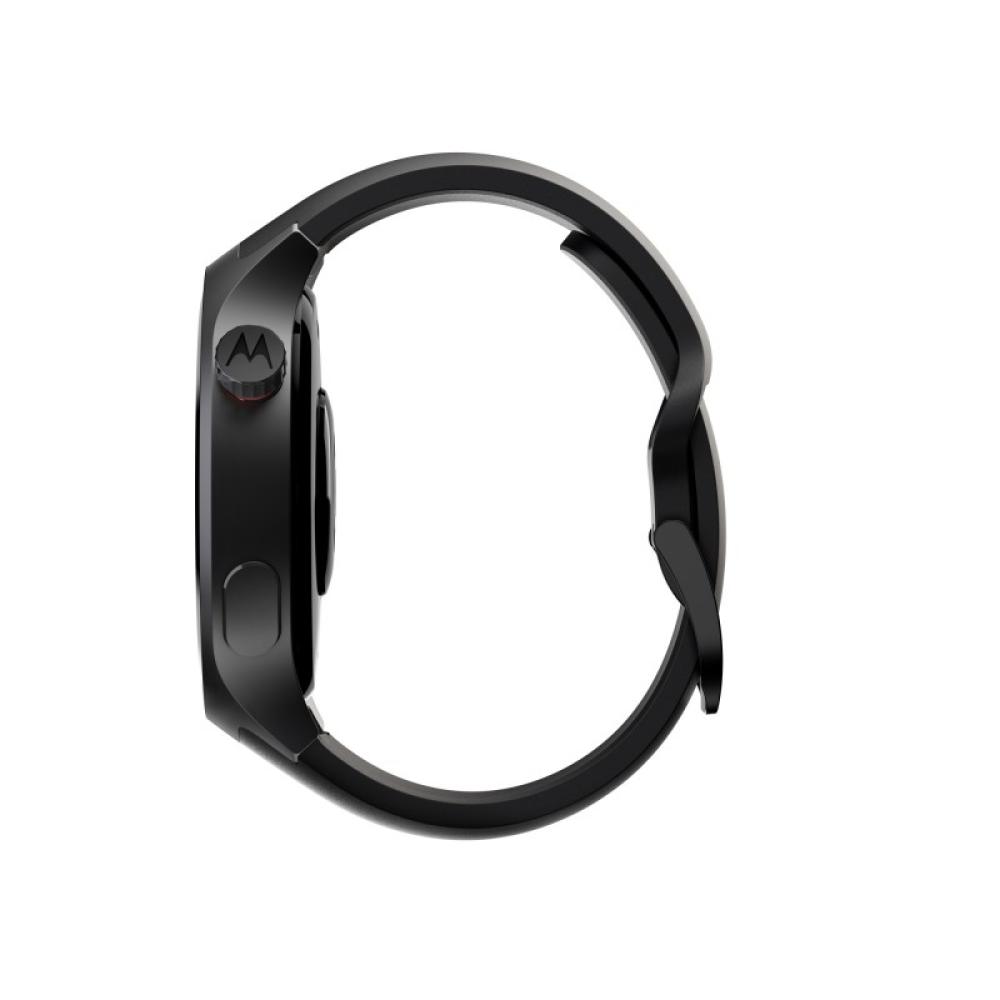 Motorola - Moto Watch 3,63 cm (1.43") OLED 47 mm Digital Pantalla táctil Negro GPS (satélite)