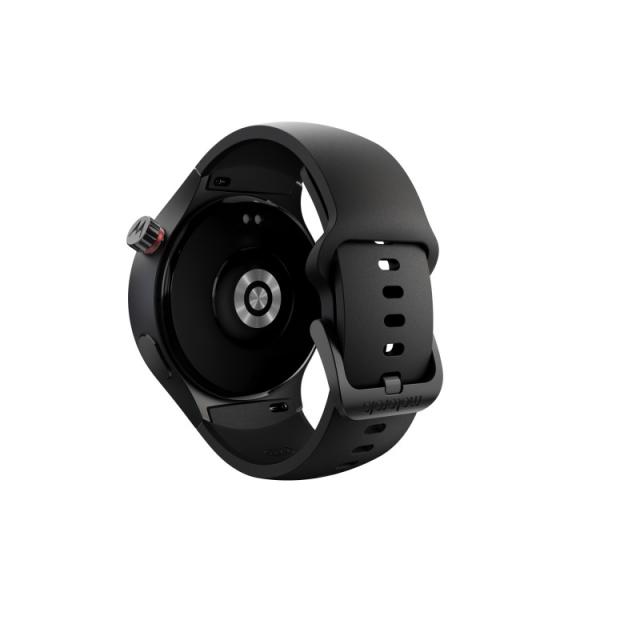 Motorola - Moto Watch 3,63 cm (1.43") OLED 47 mm Digital Pantalla táctil Negro GPS (satélite)