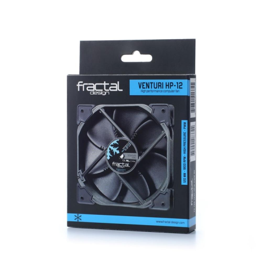 Fractal Design - Venturi HP-12 PWM Carcasa del ordenador Ventilador 12 cm Negro, Gris