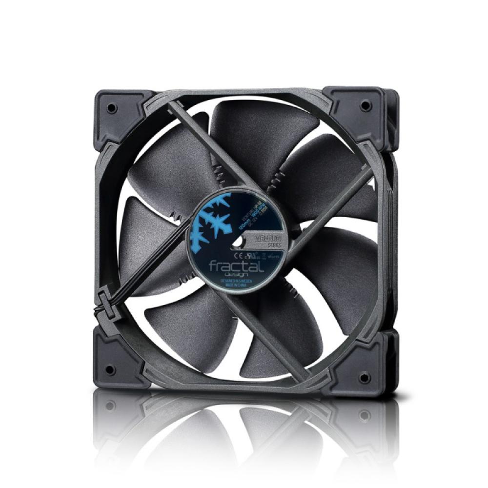 Fractal Design - Venturi HP-12 PWM Carcasa del ordenador Ventilador 12 cm Negro, Gris