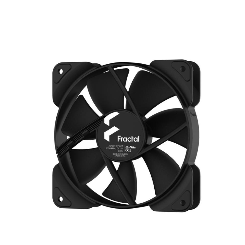 Fractal Design - Aspect 12 PWM Carcasa del ordenador Ventilador 12 cm Negro 1 pieza(s)