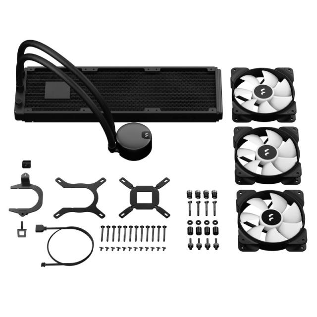 Fractal Design - Lumen S36 v2 RGB Procesador Sistema de refrigeración líquida todo en uno 12 cm Negro 1 pieza(s)