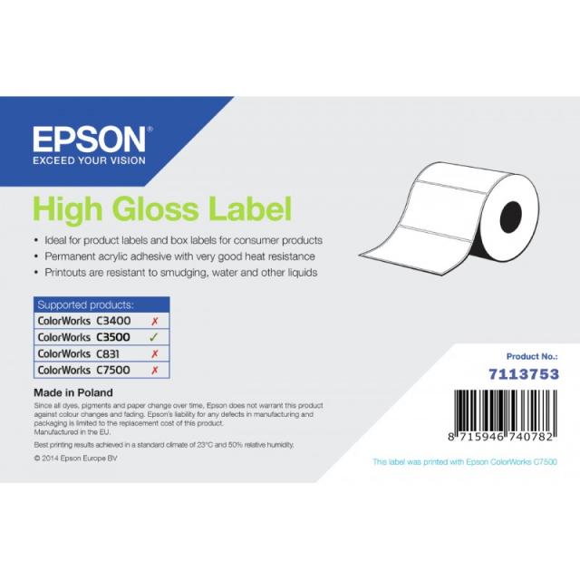 Epson - High Gloss Label Etiqueta para impresora autoadhesiva - 7113753