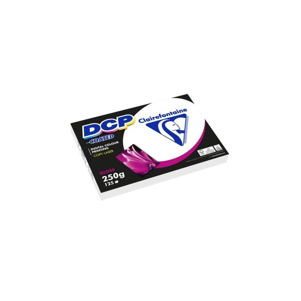 Clairefontaine - PAPEL A3 CLAIREF. DCP COUCHE 250g 125h - Pack de 6 unidades