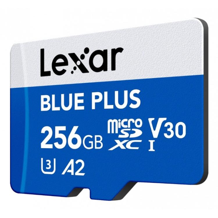 Lexar - Blue Plus 256 GB MicroSDXC UHS-I