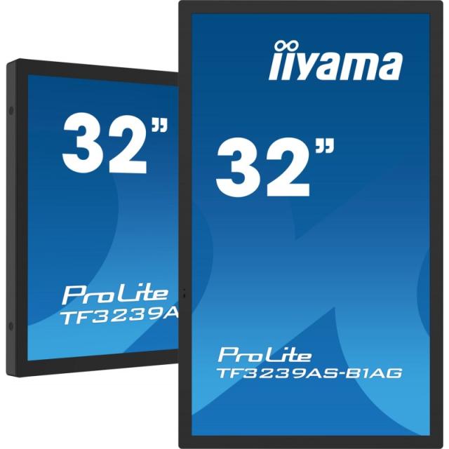 iiyama - TF3239AS-B1AG pantalla para PC 80 cm (31.5") 1920 x 1080 Pixeles Full HD LED Pantalla táctil Negro