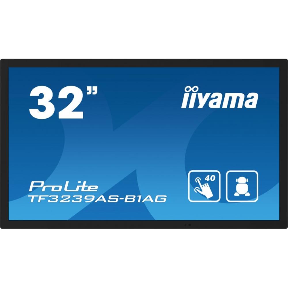 iiyama - TF3239AS-B1AG pantalla para PC 80 cm (31.5") 1920 x 1080 Pixeles Full HD LED Pantalla táctil Negro