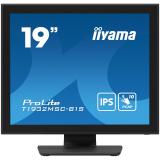 iiyama - ProLite T1932MSC-B1S pantalla para PC 48,3 cm (19") 1280 x 1024 Pixeles Full HD LED Pantalla táctil Mesa Negro