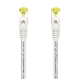 AISENS - Cable De Red Latiguillo RJ45 LSZH Cat.7 600 MHz S/FTP PIMF AWG26, Blanco, 2.0 m