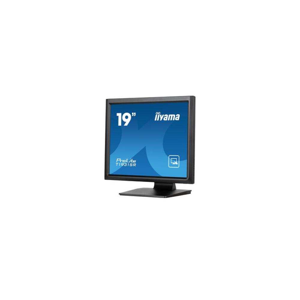 iiyama - ProLite T1931SR-B1S pantalla para PC 48,3 cm (19") 1280 x 1024 Pixeles SXGA LCD Pantalla táctil Negro