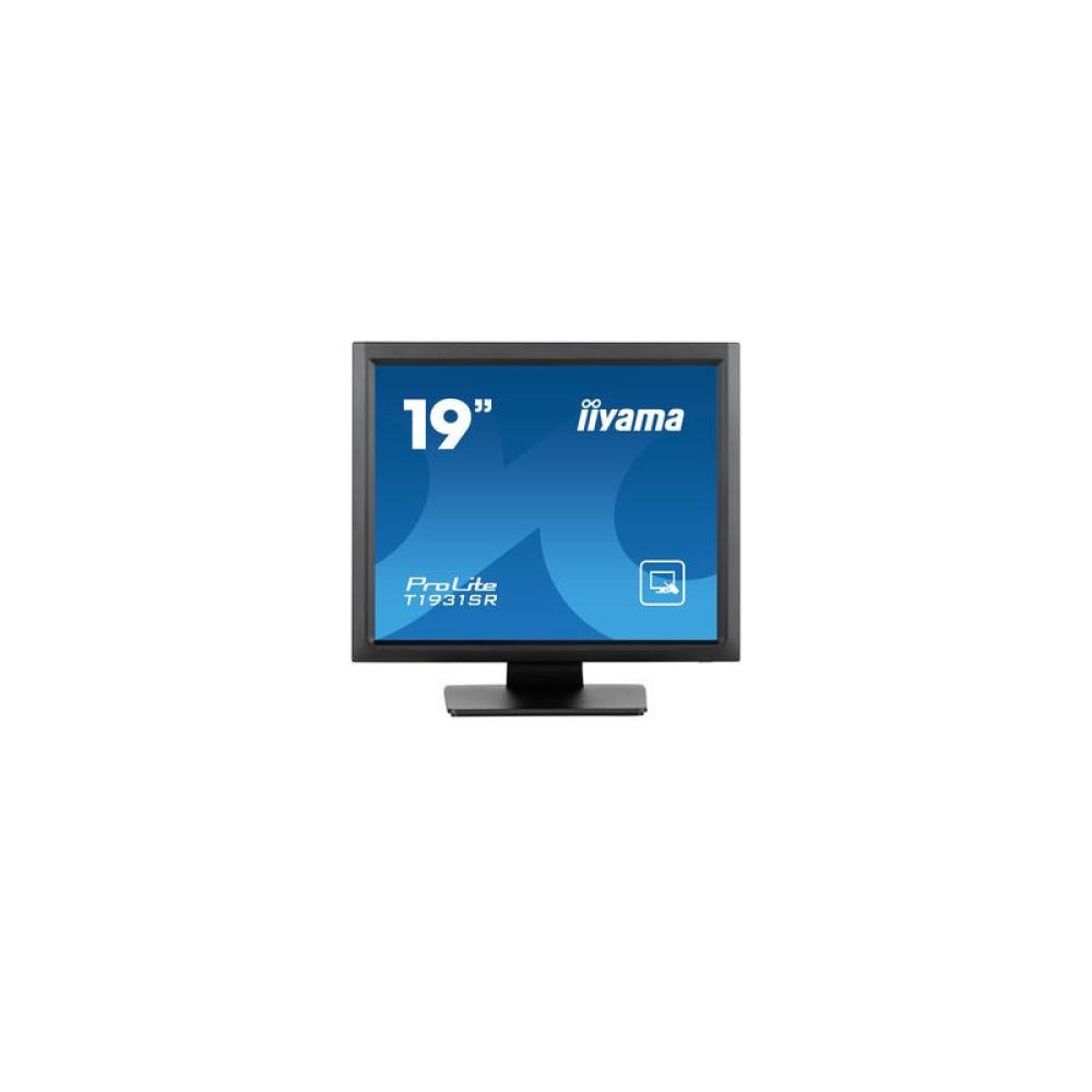 iiyama - ProLite T1931SR-B1S pantalla para PC 48,3 cm (19") 1280 x 1024 Pixeles SXGA LCD Pantalla táctil Negro