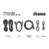 iiyama - ProLite T1731SR-B1S pantalla para PC 43,2 cm (17") 1280 x 1024 Pixeles SXGA LCD Pantalla táctil Negro