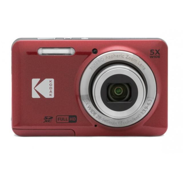 Kodak - PIXPRO FZ55 1/2.3" Cámara compacta 16 MP CMOS 4608 x 3456 Pixeles Rojo