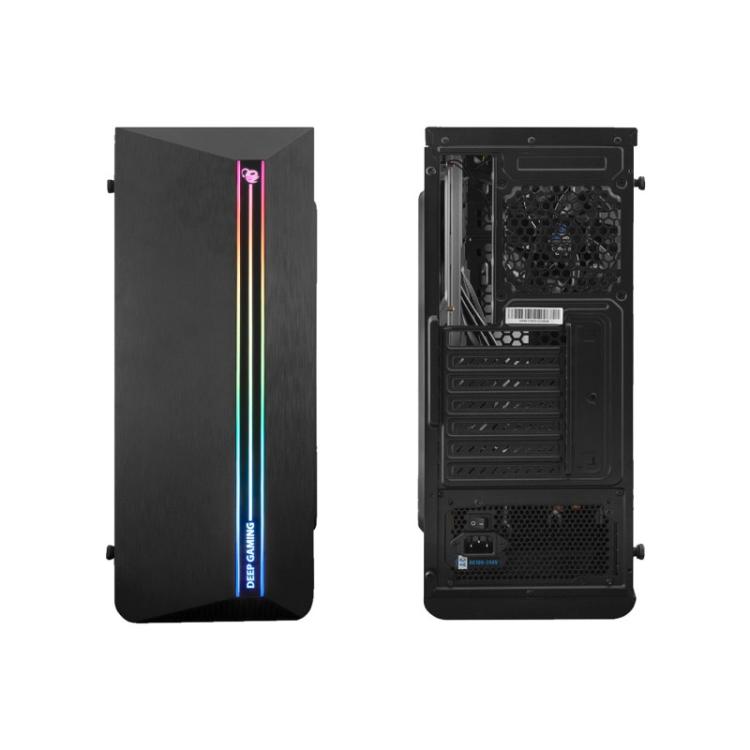 Deep Gaming - DEEPGAMING CAJA ATX A200 USB 3.2 GEN1 SIN FTE. ARGB + 1 VENTILADOR IRIS