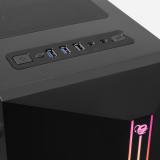 Deep Gaming - DEEPGAMING CAJA ATX A200 USB 3.2 GEN1 SIN FTE. ARGB + 1 VENTILADOR IRIS