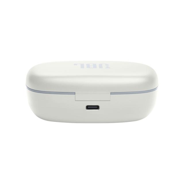 JBL - Endurance PEAK 3 Auriculares True Wireless Stereo (TWS) gancho de oreja Llamadas/Música/Deporte/Uso diario USB Tipo C Blue