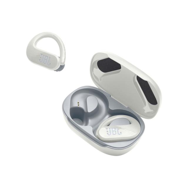 JBL - Endurance PEAK 3 Auriculares True Wireless Stereo (TWS) gancho de oreja Llamadas/Música/Deporte/Uso diario USB Tipo C Blue