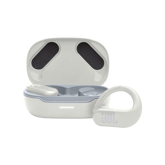 JBL - Endurance PEAK 3 Auriculares True Wireless Stereo (TWS) gancho de oreja Llamadas/Música/Deporte/Uso diario USB Tipo C Blue