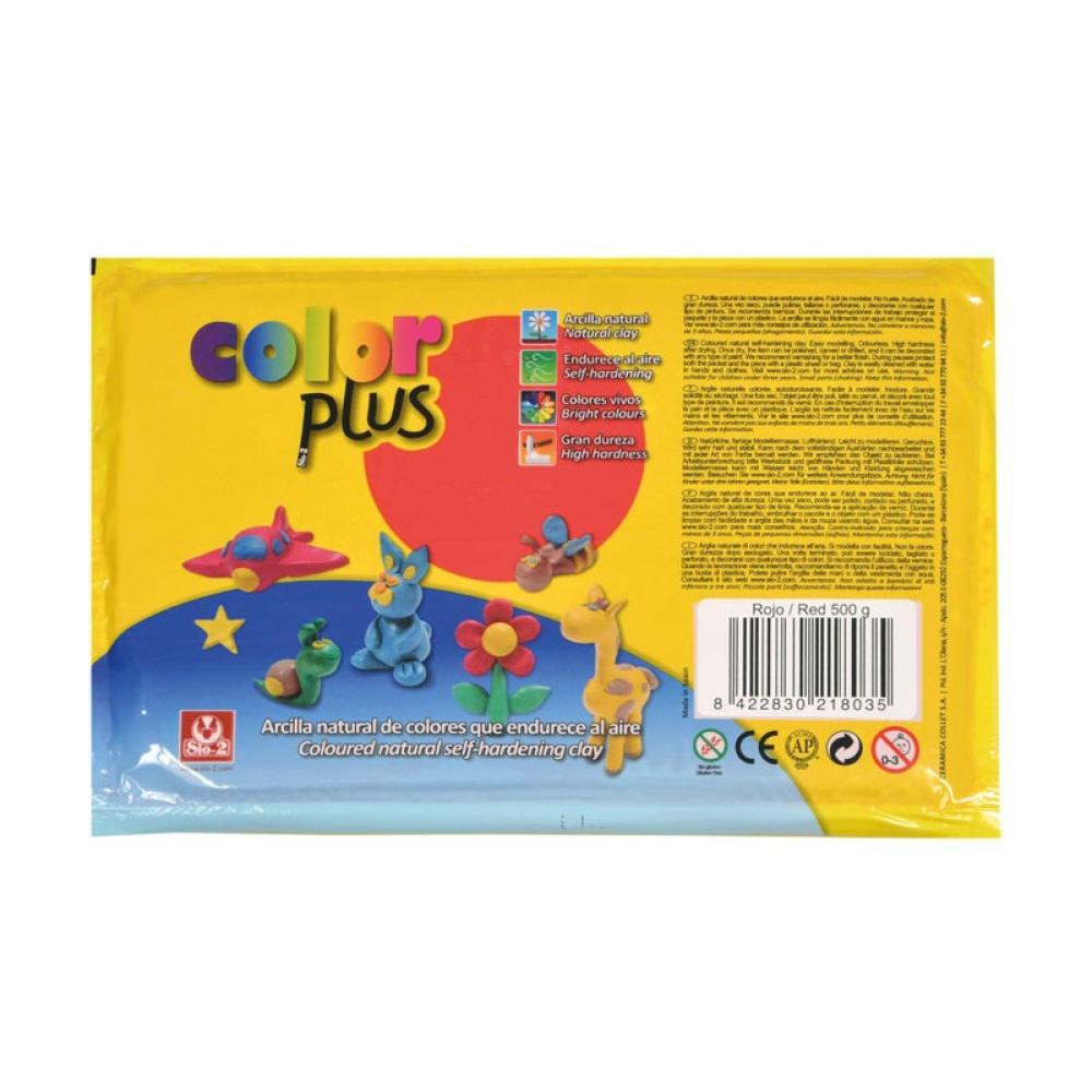 Sio-2 - PAQ. ARCILLA SIO-2 COLOPLUS ROJO 500G 2182000200
