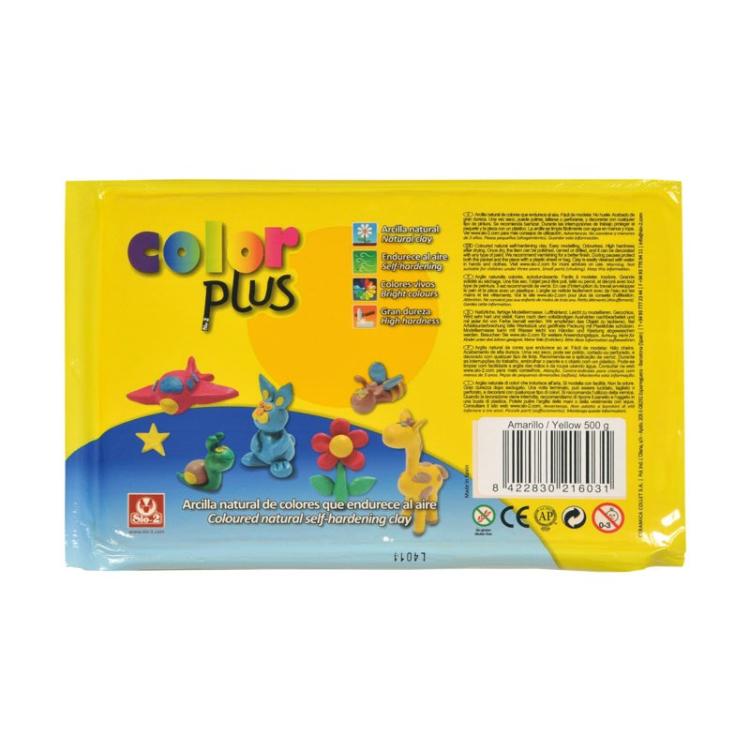 Sio-2 - PAQ. ARCILLA SIO-2 COLOPLUS AMARILLO 500G 21620002