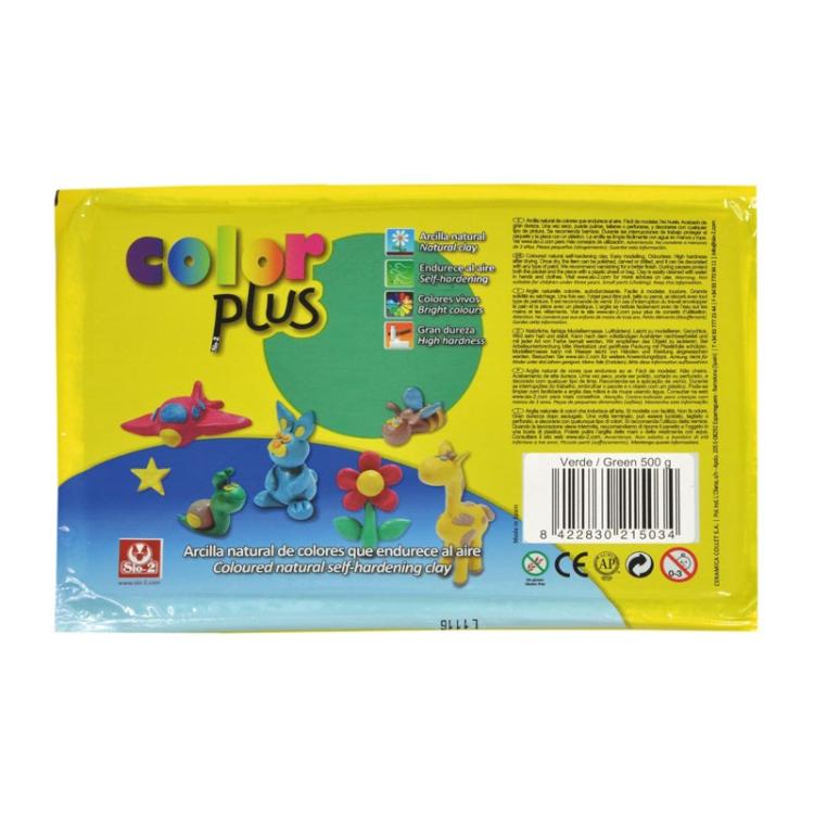 Sio-2 - PAQ. ARCILLA SIO-2 COLOPLUS VERDE 500G 2152000200