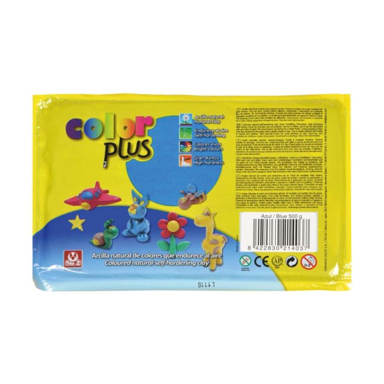 Sio-2 - PAQ. ARCILLA SIO-2 COLOPLUS AZUL 500G 2142000200