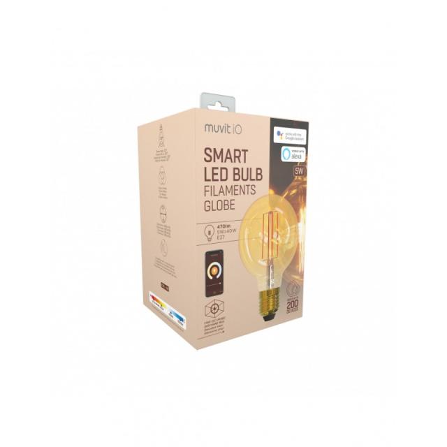 Muvit - MIOBULB012 iluminación inteligente Bombilla inteligente Wi-Fi 5 W