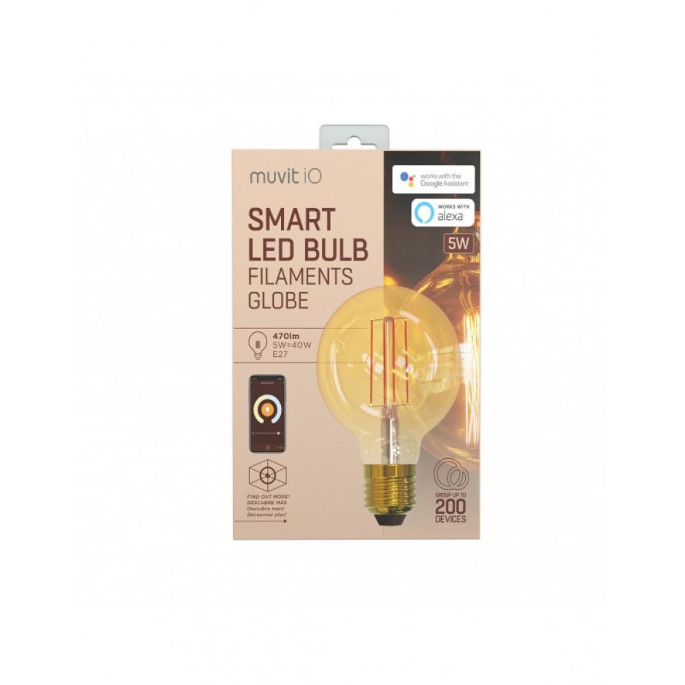 Muvit - MIOBULB012 iluminación inteligente Bombilla inteligente Wi-Fi 5 W