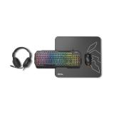 Krom - Kenta 4 in 1 RGB Gaming Kit, Negro