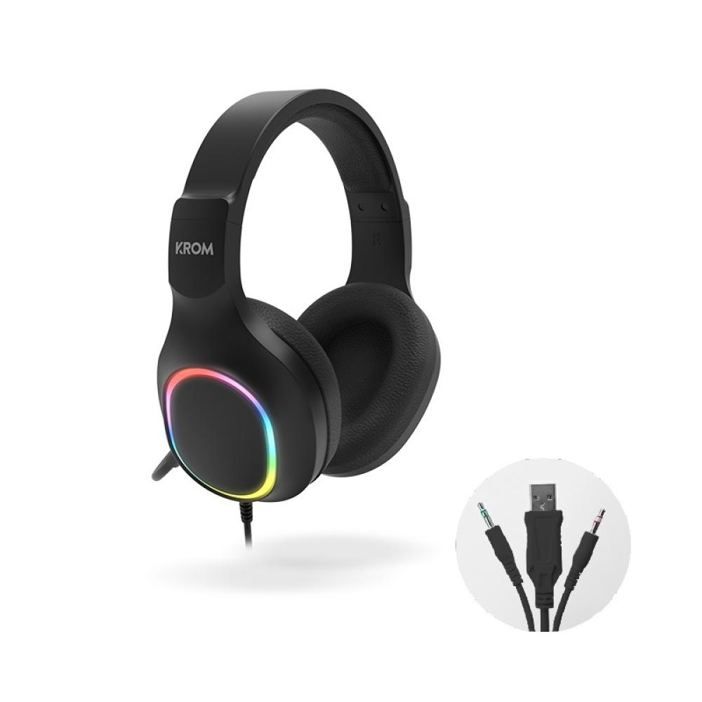 Krom - Kenta 4 in 1 RGB Gaming Kit, Negro