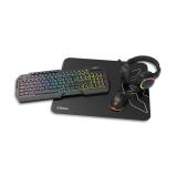Krom - Kenta 4 in 1 RGB Gaming Kit, Negro