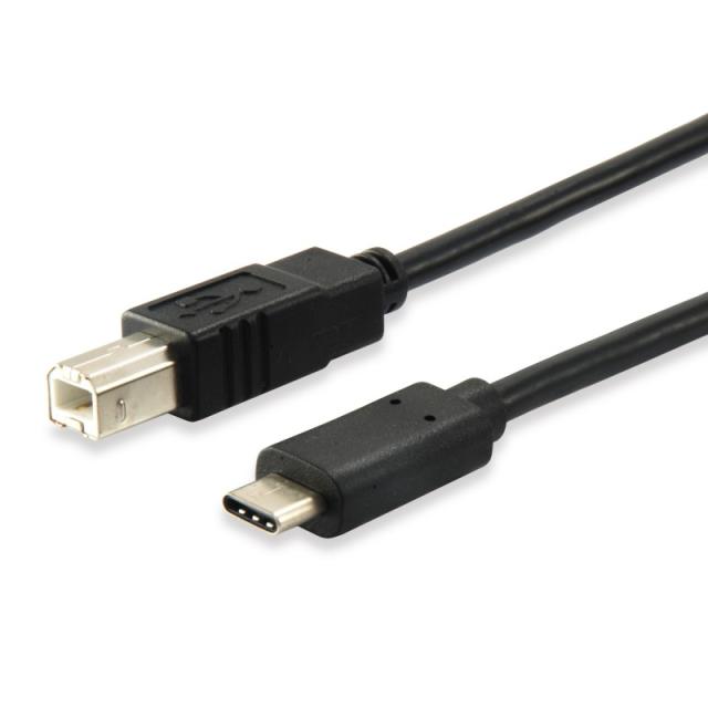 Equip - Cable USB 2.0 C a B, M/M, 1,0m