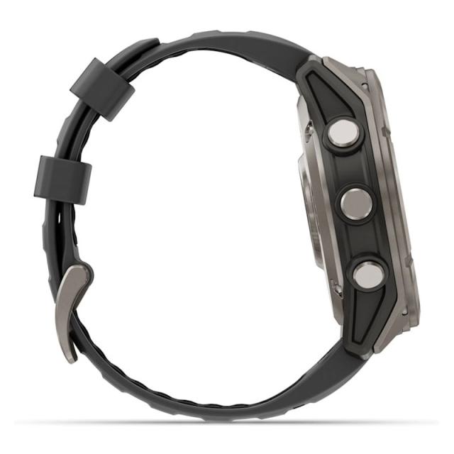 Garmin - fenix 8 Pro 3,56 cm (1.4") AMOLED 51 mm Digital 454 x 454 Pixeles Pantalla táctil Grafito, Titanio Wifi GPS (satélite)