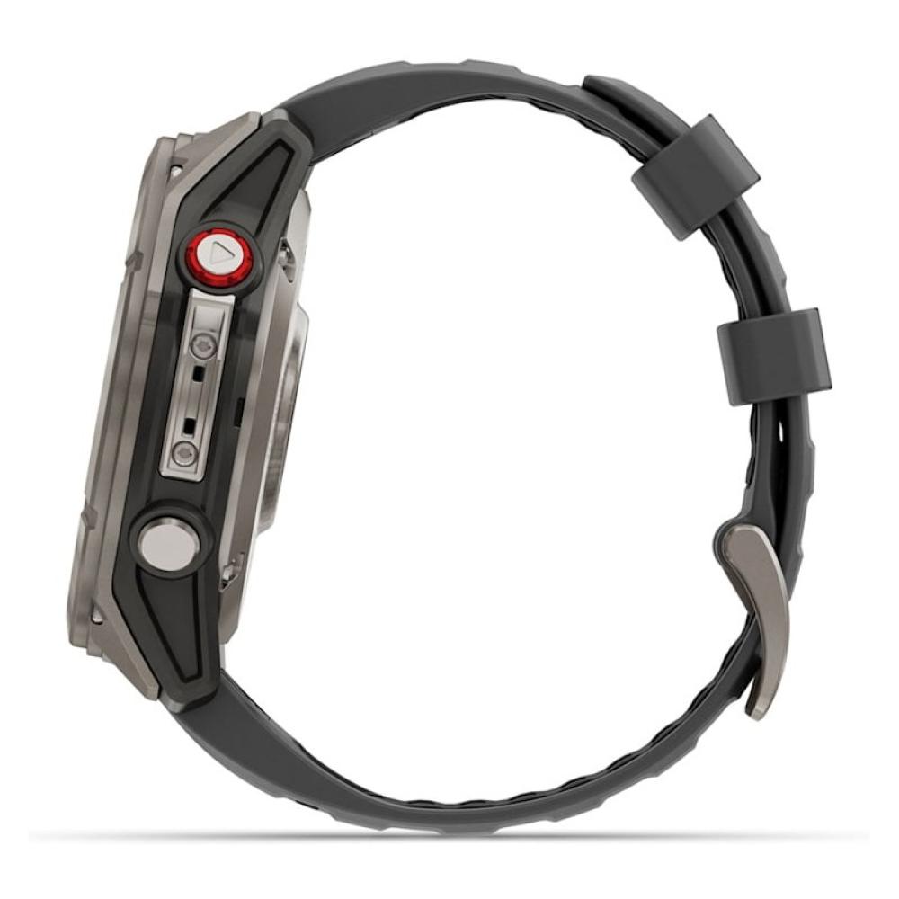 Garmin - fenix 8 Pro 3,56 cm (1.4") AMOLED 51 mm Digital 454 x 454 Pixeles Pantalla táctil Grafito, Titanio Wifi GPS (satélite)