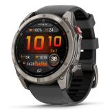 Garmin - fenix 8 Pro 3,56 cm (1.4") AMOLED 51 mm Digital 454 x 454 Pixeles Pantalla táctil Grafito, Titanio Wifi GPS (satélite)