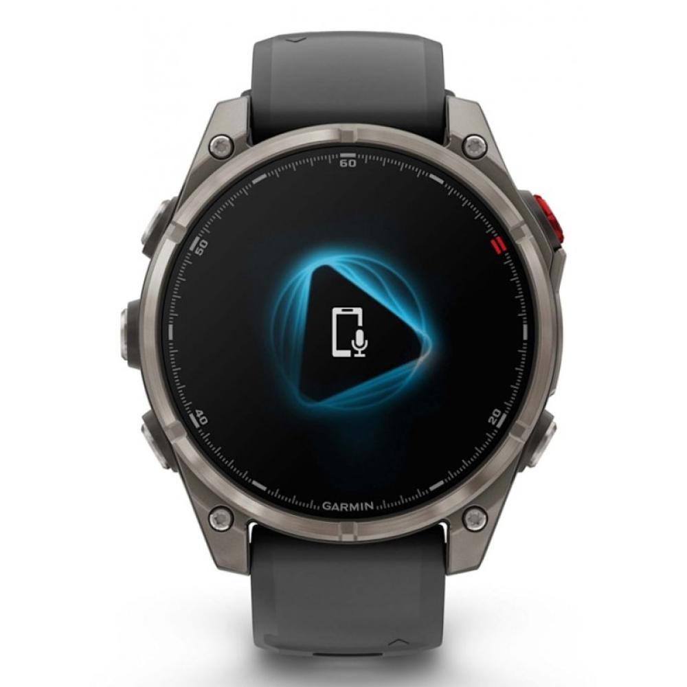 Garmin - fenix 8 Pro 3,56 cm (1.4") AMOLED 47 mm Digital 454 x 454 Pixeles Pantalla táctil Grafito, Titanio Wifi GPS (satélite)