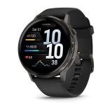 Garmin - Venu 4 3,56 cm (1.4") AMOLED 45 mm Digital 454 x 454 Pixeles Pantalla táctil Negro Wifi GPS (satélite)