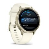 Garmin - Venu 4 3,05 cm (1.2") AMOLED 41 mm Digital 390 x 390 Pixeles Pantalla táctil Oro Wifi GPS (satélite)