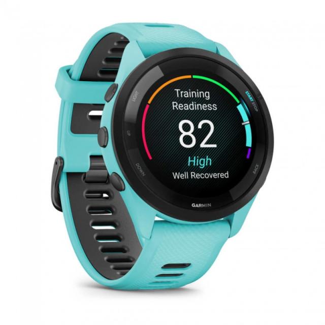 Garmin - Forerunner 265 3,3 cm (1.3") AMOLED 46 mm Digital 416 x 416 Pixeles Pantalla táctil Negro, Azul Wifi GPS (satélite)