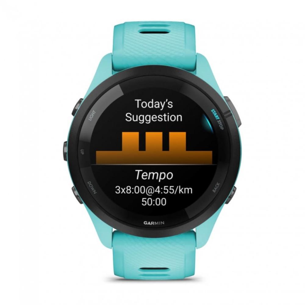 Garmin - Forerunner 265 3,3 cm (1.3") AMOLED 46 mm Digital 416 x 416 Pixeles Pantalla táctil Negro, Azul Wifi GPS (satélite)