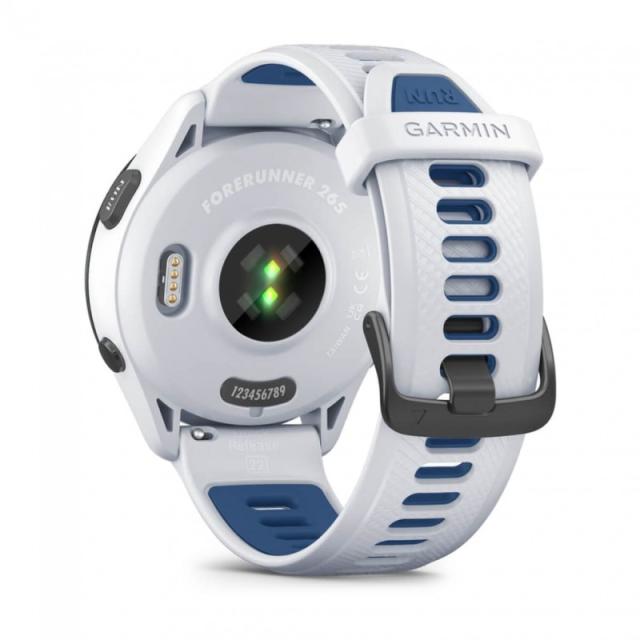 Garmin - Forerunner 265 3,3 cm (1.3") AMOLED 46 mm Digital 416 x 416 Pixeles Pantalla táctil Negro, Blanco Wifi GPS (satélite)
