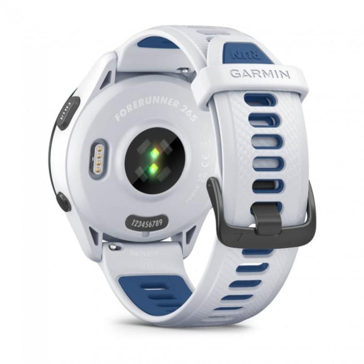 Garmin - Forerunner 265 3,3 cm (1.3") AMOLED 46 mm Digital 416 x 416 Pixeles Pantalla táctil Negro, Blanco Wifi GPS (satélite)